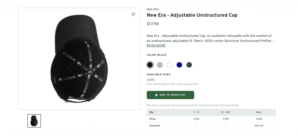 New Era - Adjustable Unstructured Cap
$17.98