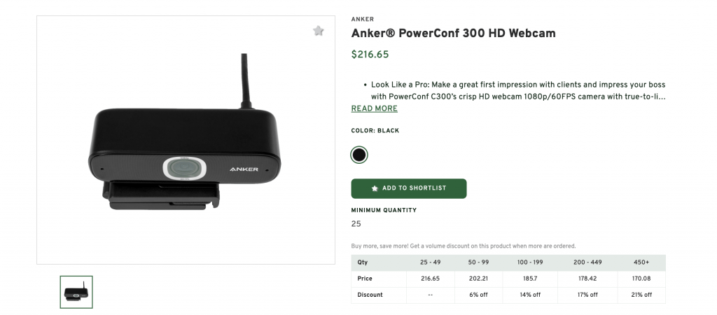 Anker® PowerConf 300 HD Webcam
$216.65
