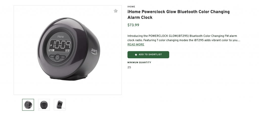 iHome Powerclock Glow Bluetooth Color Changing Alarm Clock
$73.99