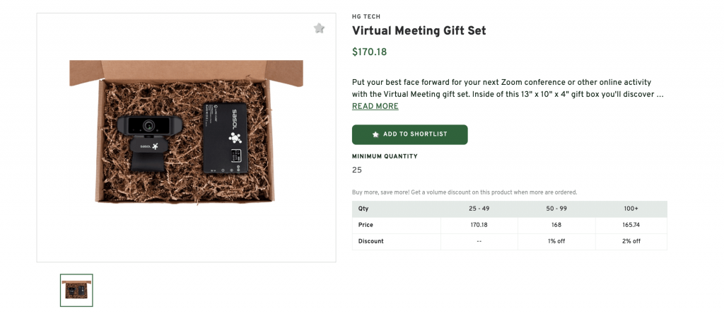 Virtual Meeting Gift Set
$170.18