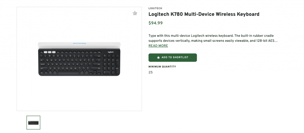 Logitech K780 Multi-Device Wireless Keyboard
$94.99