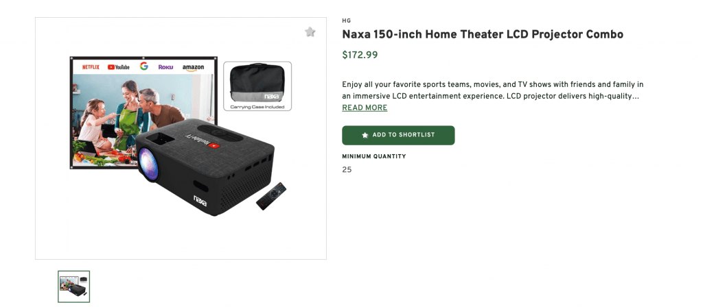 Naxa 150-inch Home Theater LCD Projector Combo
$172.99