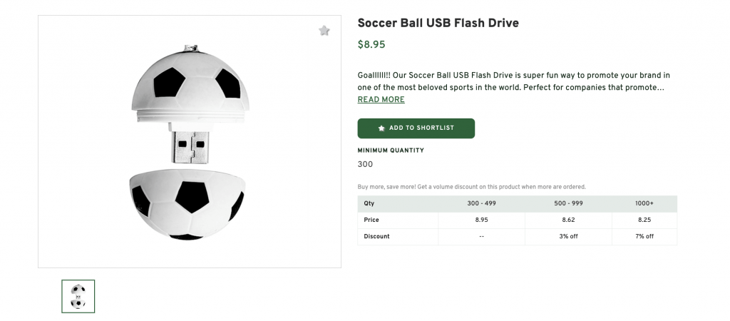 Soccer Ball USB Flash Drive
$9.12