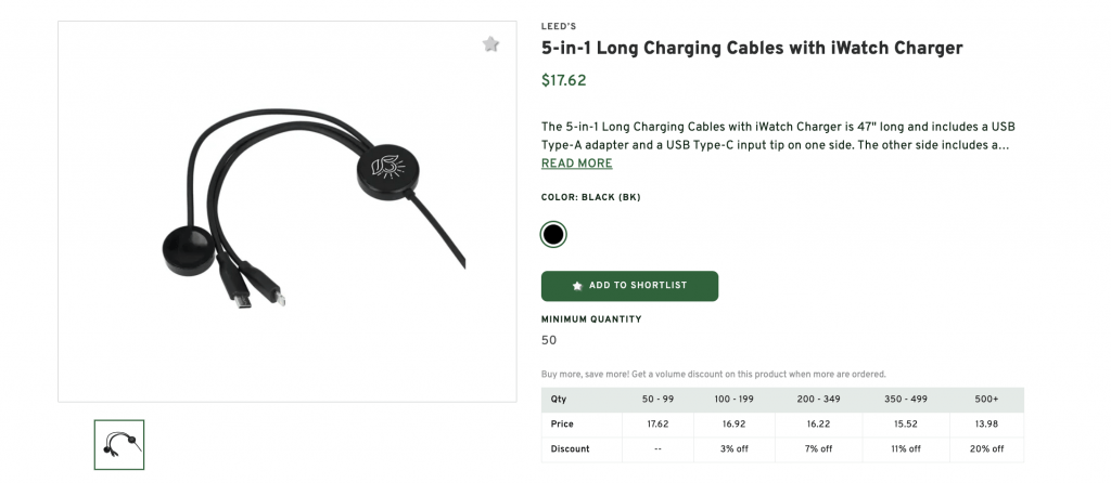 Leed’s
5-in-1 Long Charging Cables with iWatch Charger
$17.62