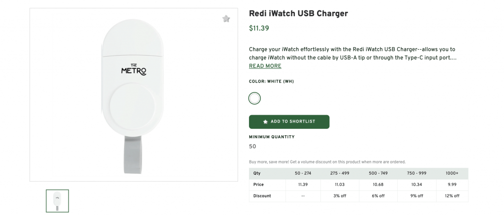 Redi iWatch USB Charger
$11.39