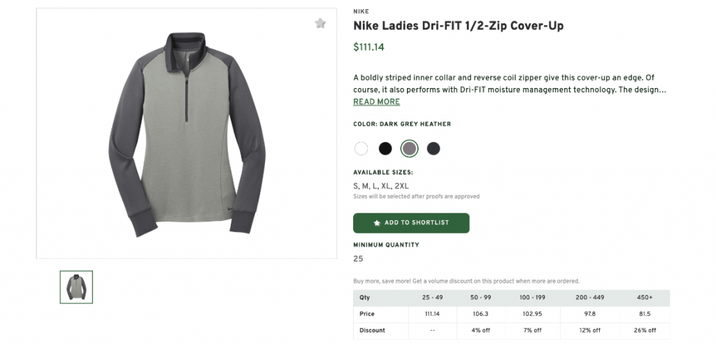 Nike Ladies Dri-FIT Cover-Up
