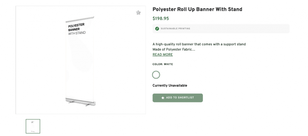 Polyester Roll-Up Banner with Stand