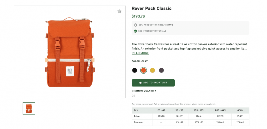 Rover Pack Classic Black Canvas