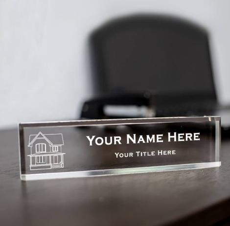 Personalized Desk Nameplate