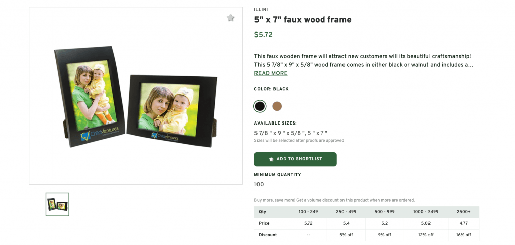 Faux Wood Frame