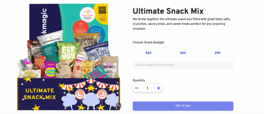 Customized Snack Box