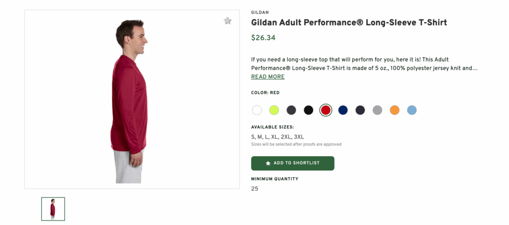 Gildan Adult Long-Sleeve T-Shirt