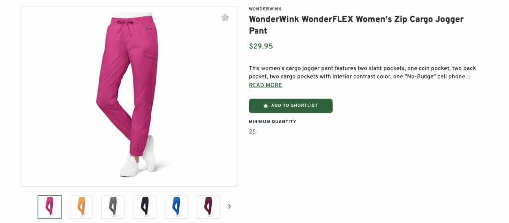 WonderWink Women's Zip Cargo