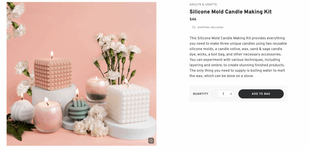 Silicone Mold Candle-Making Kit