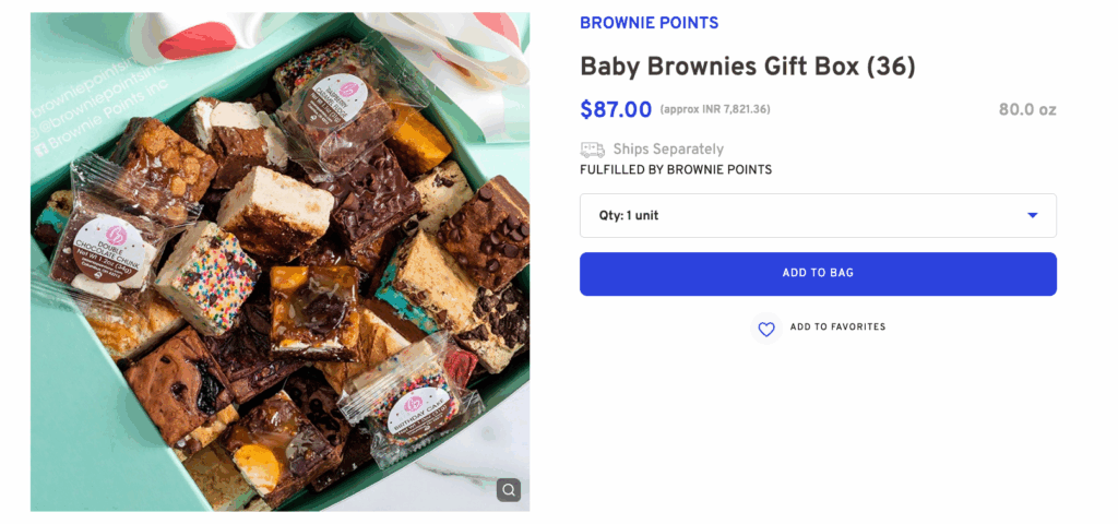 Brownie Party Basket