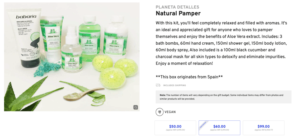 Spa Box Client Gifts