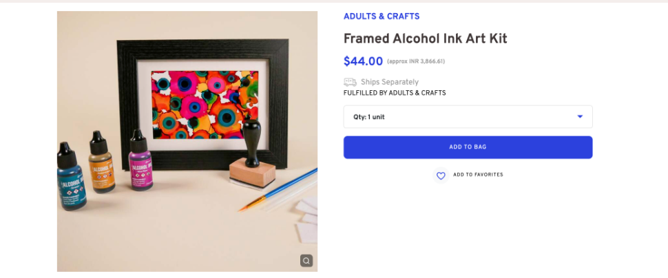 Handcrafted Piece of Art or Craft