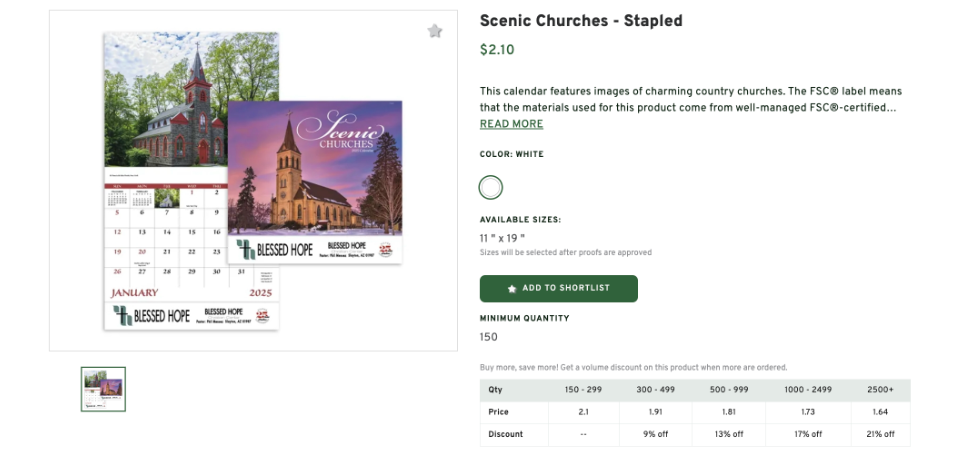 Personalized Calendar