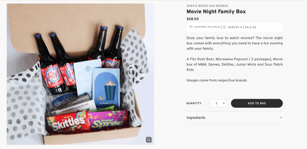 Movie Night Family Box