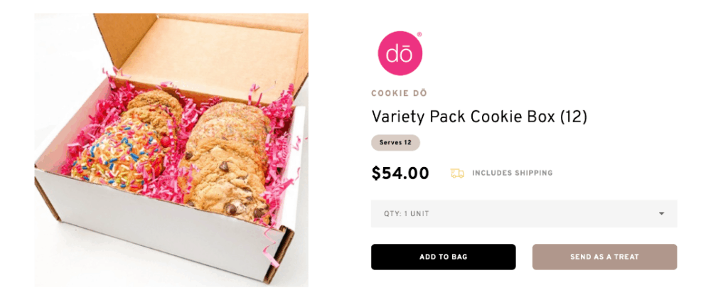 Cookie Box with Baked Items