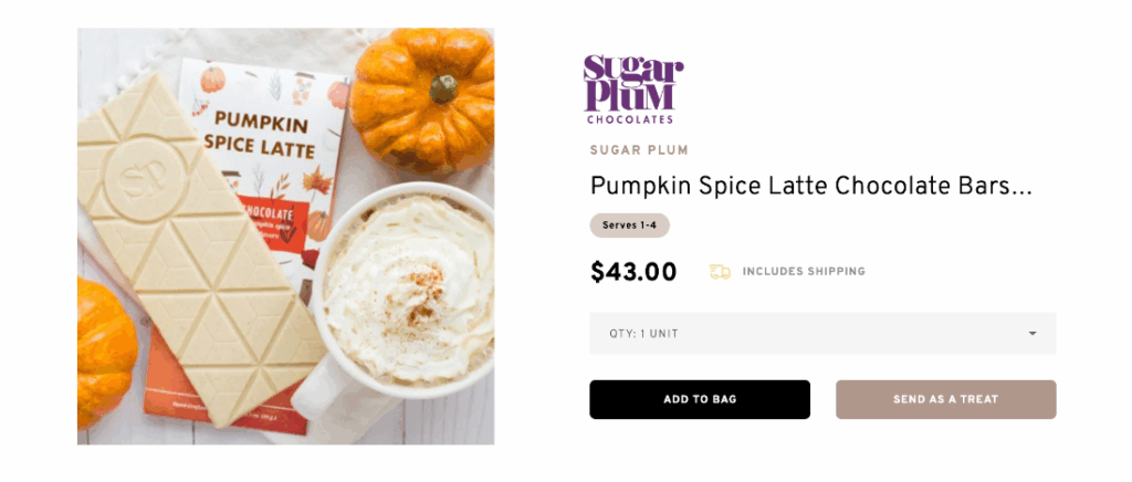 Pumpkin Spice Latte Chocolate