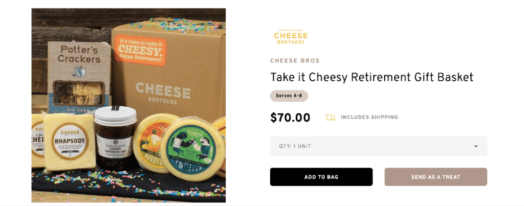 Cheesy Gift Basket