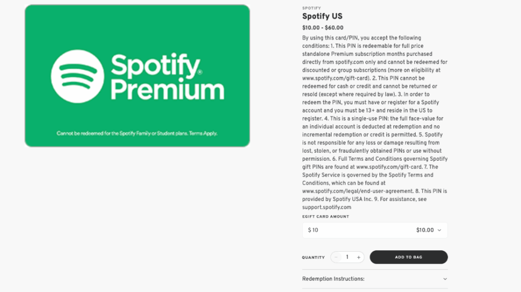 Spotify Subscription