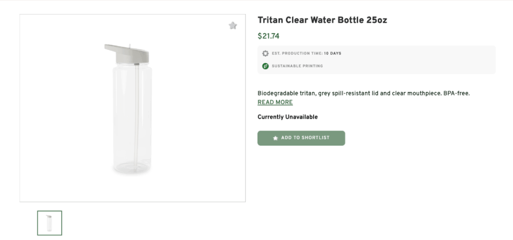 Reusable and Eco-Friendly Water Bottle