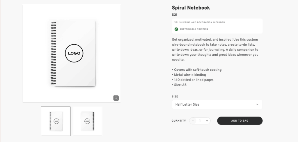 Spiral Notebook