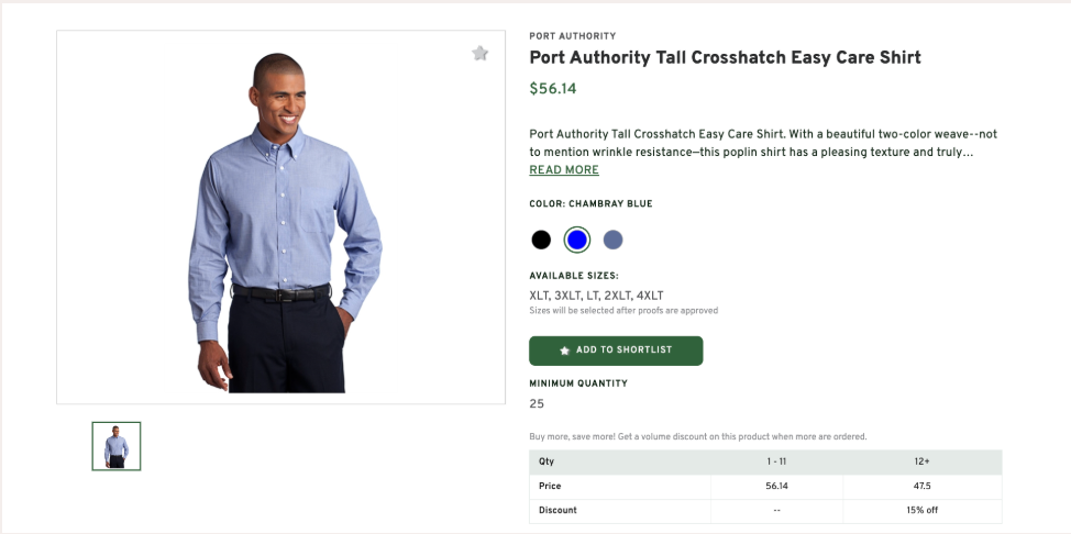 Port Authority Easy Care Shirt