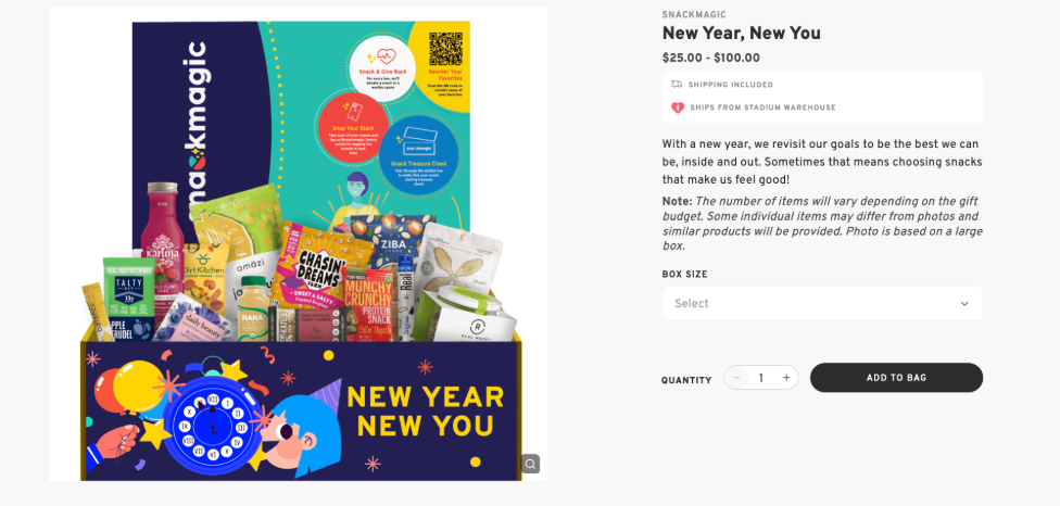 New Year, New You Christmas Box