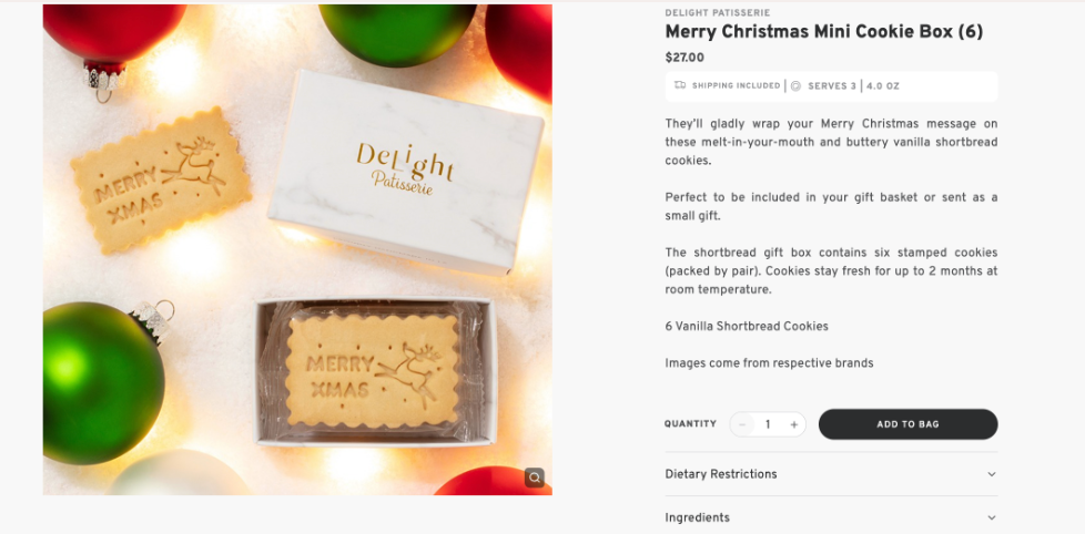 Delectable Caramel Cookie Gift Set