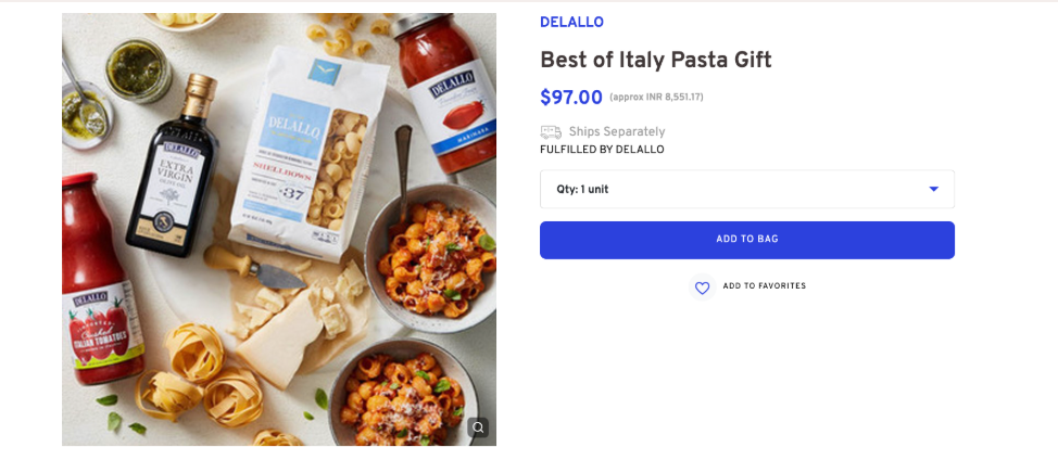 Italy Pasta Gift Set