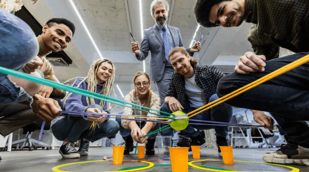 office games for team building, engagement and belonging