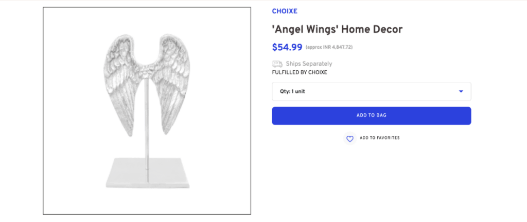 'Angel Wings' Home Decor