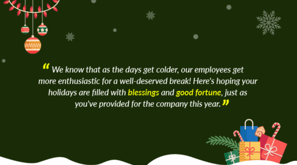 Meaningful Holiday Messages