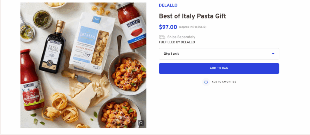 Italy Pasta Gift Set