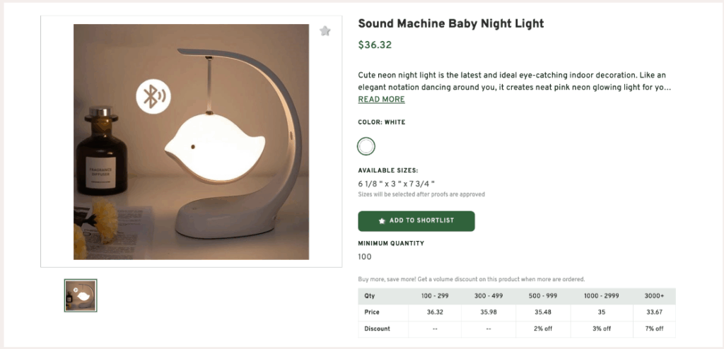 Sound Machine Baby Night Light