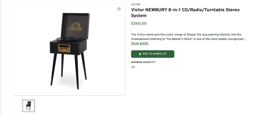 Turntable Stereo System