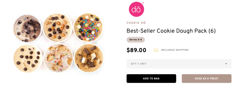 Caramel Flavor Cookie Tray