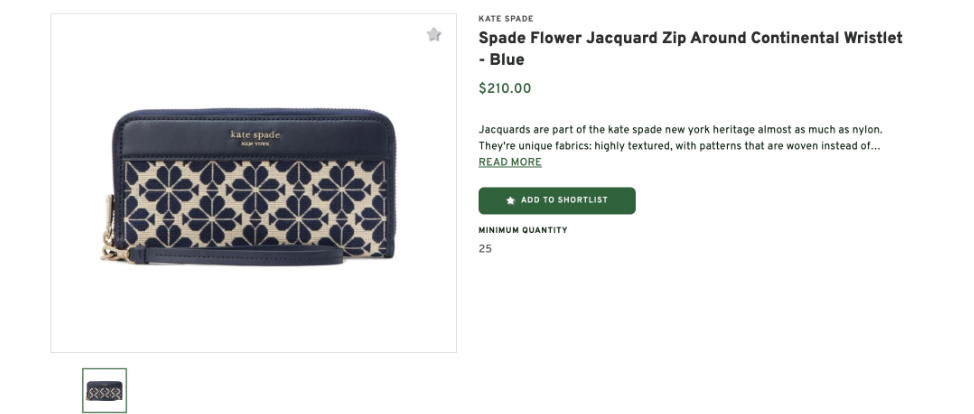 Zip Around Continental Wristlet