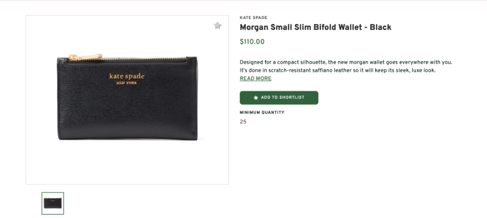 Morgan Small Slim Bifold Wallet
