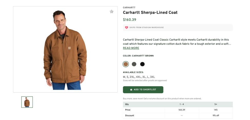 Carhartt Sherpa-Lined Coat