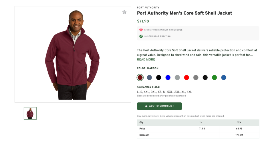 Port Authority Men's Soft Shell Jacket