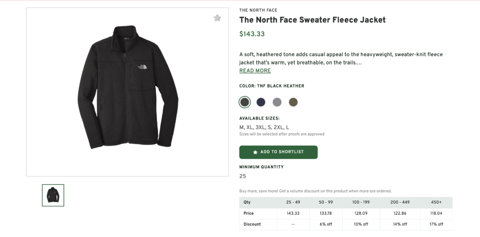 The North Face Sweater Fleece Jacket