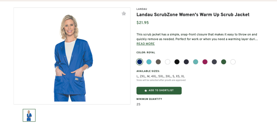 Women's Warm-Up Scrub Jacket