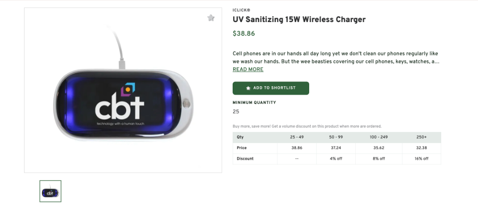 UV Sanitizing Wireless Charger