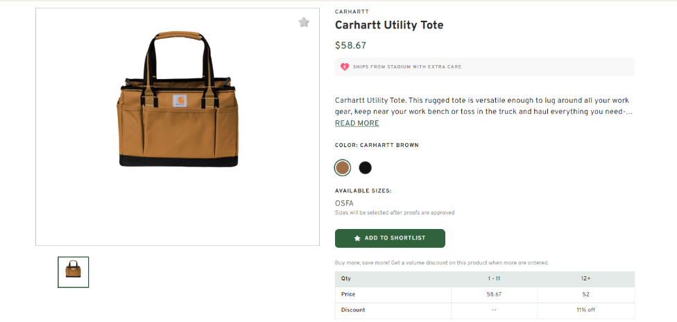 Carhartt Utility Tote Bag