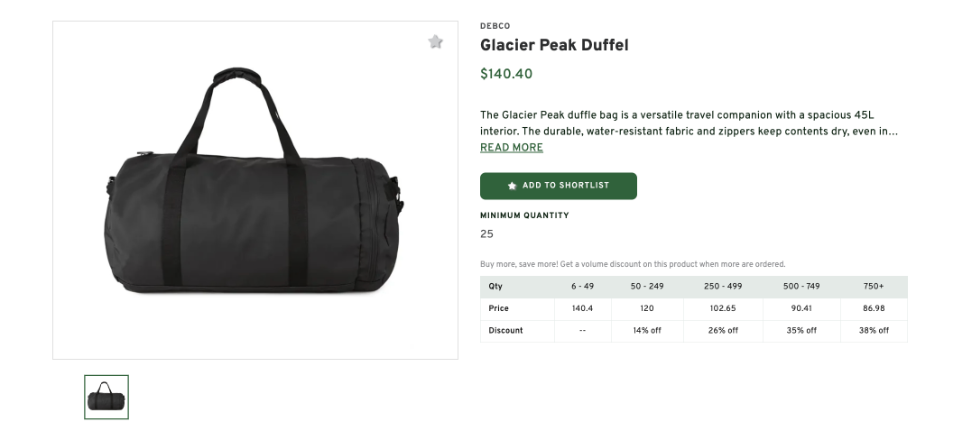 Glacier Peak Duffel