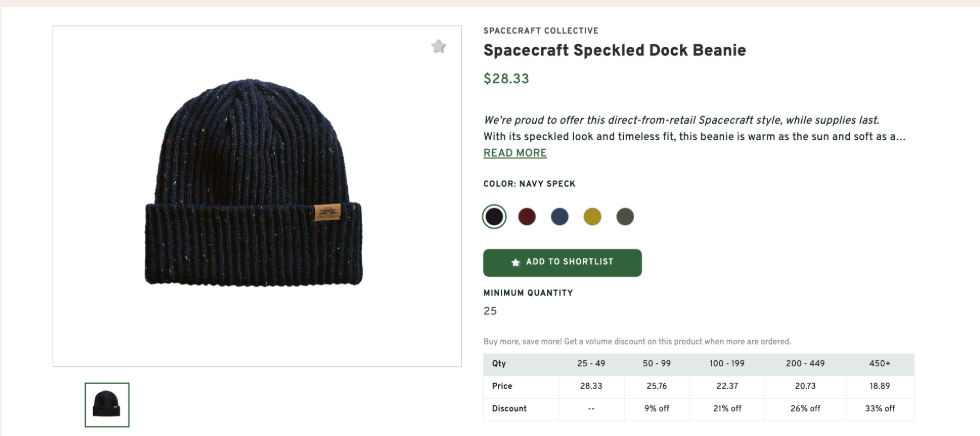 Spacecraft Speckled Dock Beanie